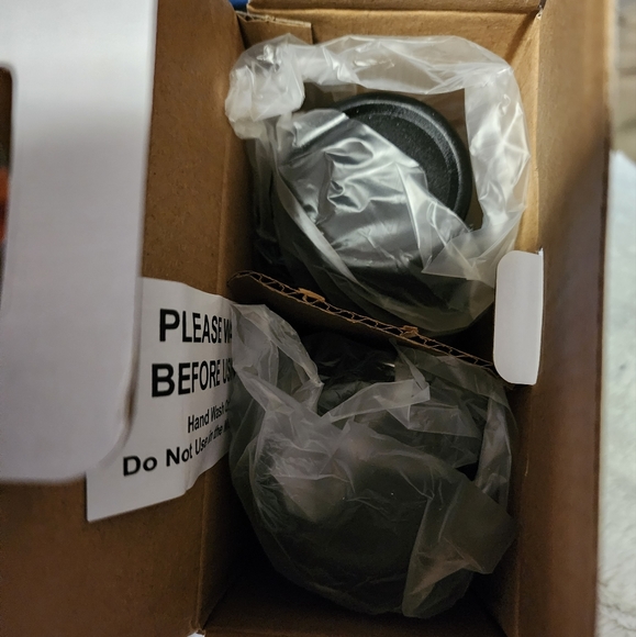 GNBI Thermal Bottles 16oz, Teal, Black,  set of 2, New in Box - Picture 2 of 7